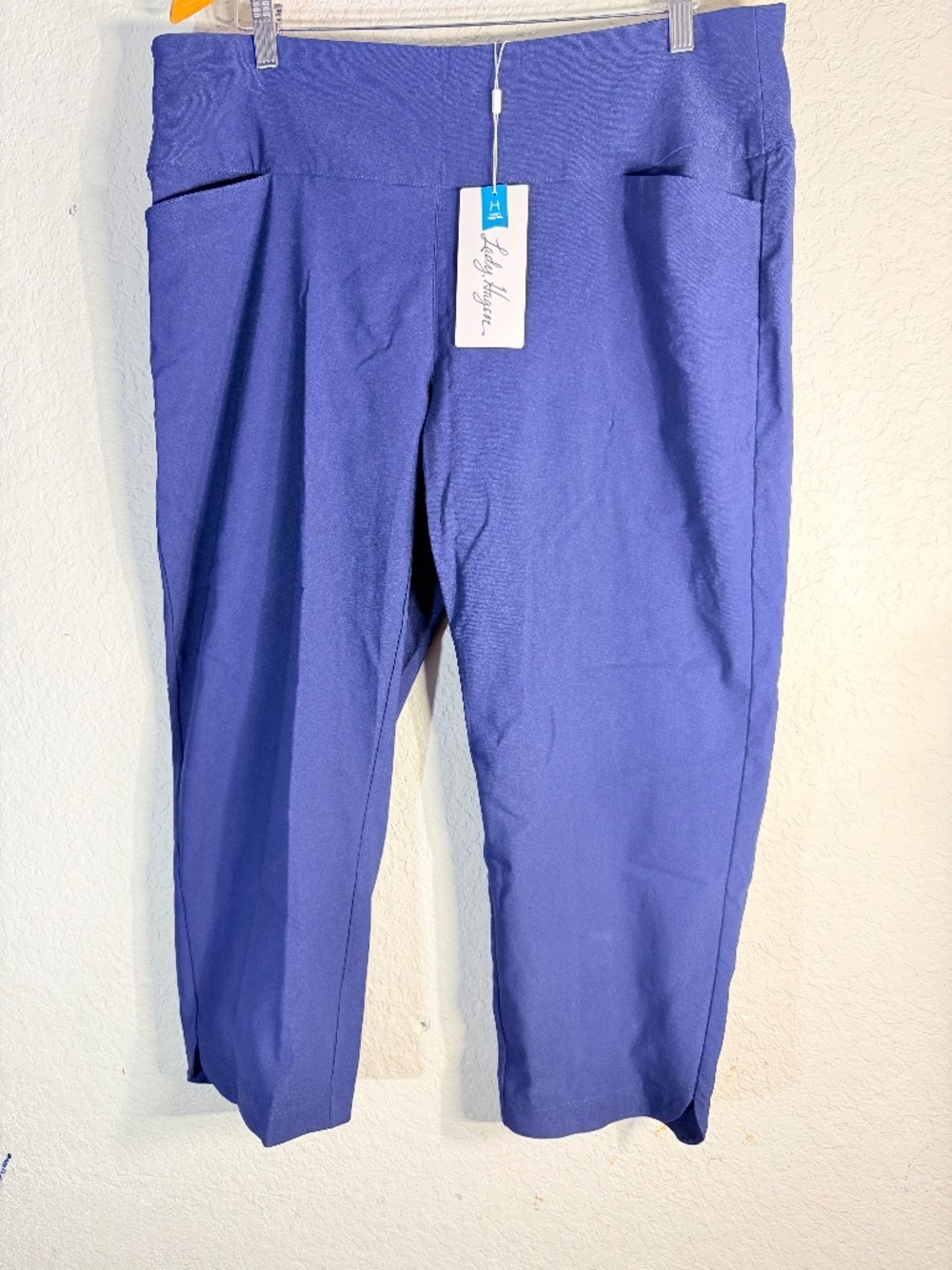 Lady Hagen Women's Blue Cropped Pants XL
